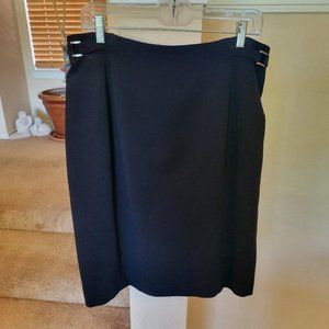 Jones of New York Black Wool Pencil Skirt - Size 18W